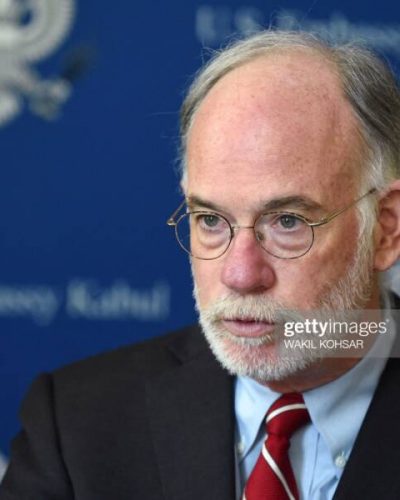 US Ambassador to Afghanistan Ross Wilson speaks during an interview with AFP at the US Embassy in Kabul on May 18, 2021. (Photo by WAKIL KOHSAR / AFP) (Photo by WAKIL KOHSAR/AFP via Getty Images)