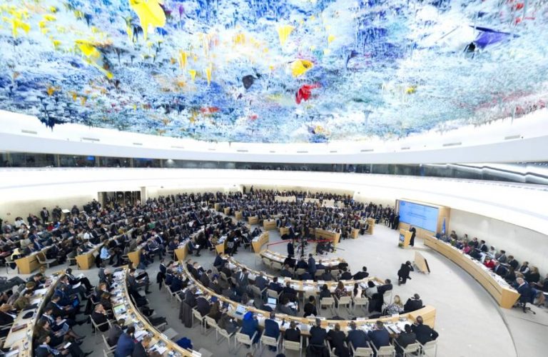 Secretary-General Antnio Guterres addresses during the Opening of the 40th session of the Human Rights Council, Palais des Nations. 25 February 2019. UN Photo by Violaine Martin