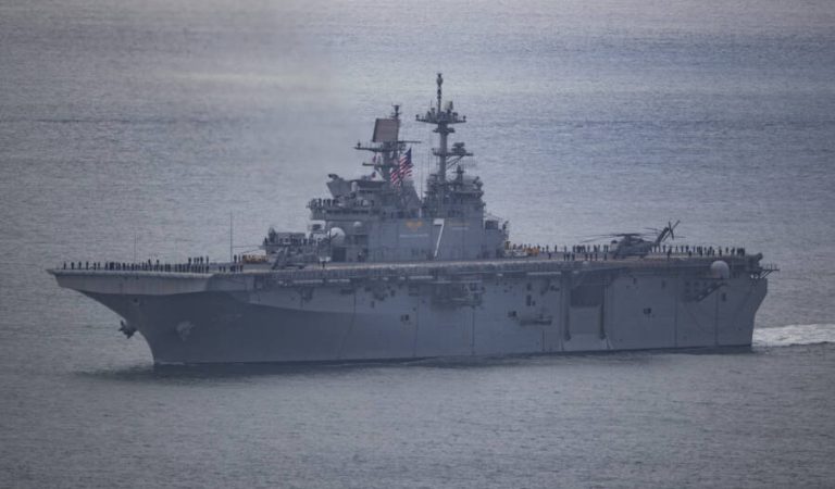 241011-N-ML799-1026

Amphibious assault carrier USS Tripoli (LHA 7) Sails under the Golden Gate Bridge during the Parade of Ships during San Francisco Fleet Week (SFFW) followed by amphibious transport dock ship USS Somerset (LPD 25), Royal Canadian Navy Frigate HMCS Regina (FFH 334), U.S. Coast Guard Cutter Bertholf (WMSL 750), and Unmanned Surface Vessel Ranger (OUSV 3), October 11, 2024. SFFW is an opportunity for the American public to meet their Navy, Marine Corps and Coast Guard teams and experience America’s sea services. During fleet week, service members participate in various community service events, showcase capabilities and equipment to the community, and enjoy the hospitality of the city and its surrounding areas. Tripoli is an America-class amphibious assault ship homeported in San Diego. (U.S. Navy photo by Mass Communication Specialist 2nd Class Olivia Rucker)