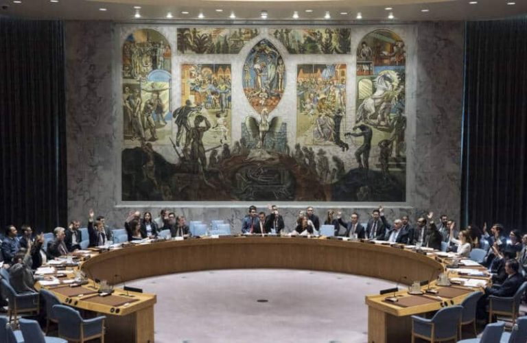Security Council meeting
Maintenance of international peace and security
Vote