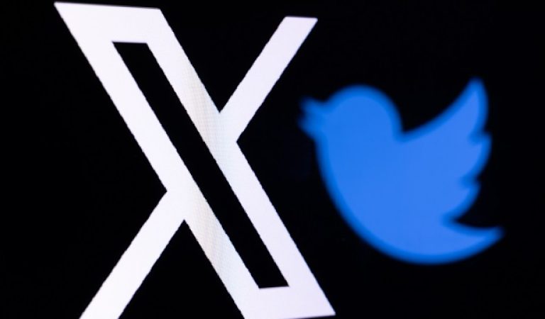 This-illustration-photo-shows-the-new-Twitter-logo-rebranded-as-X-L-and-the-old-Twitter-bird-logo-reflected-in-smartphone-screens