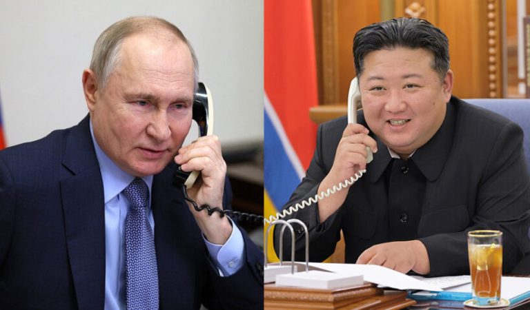 rodong-aug13-2025-kju-phone-talk-putin-desk-jan9-2024-kremlin