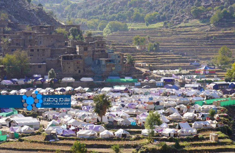 کونړ زلزله‌‌ځپلي خیمې