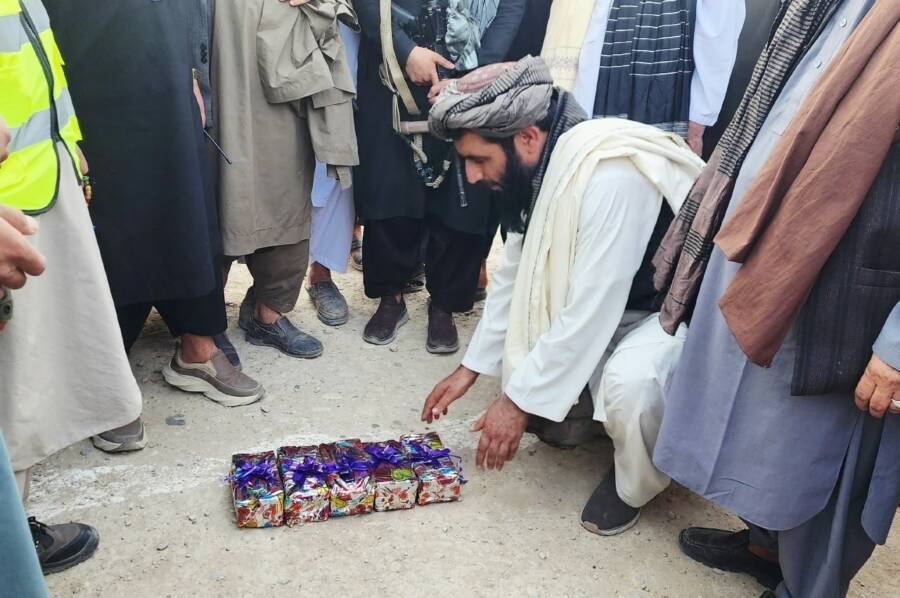 Construction of a hospital in Helmand