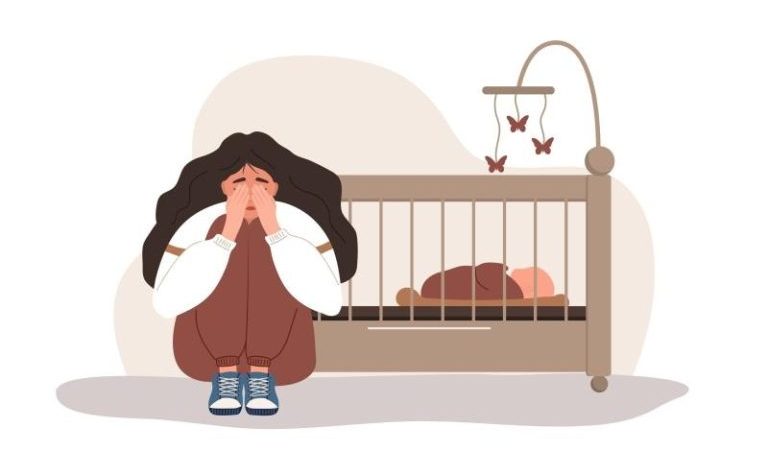 A-number-of-women-experience-depression-after-their-first-childbearing-experience