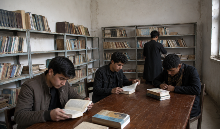 A shortage of libraries has deprived the youth of Samangan of study resources