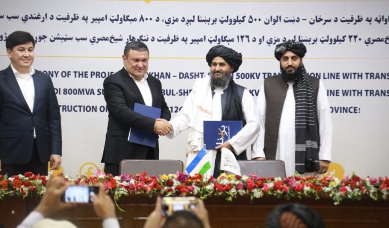 Afghanistan and Uzbekistan sign four power project