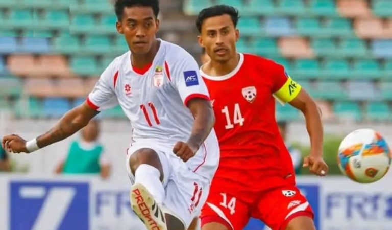 Afghanistan footbal Meyanmar