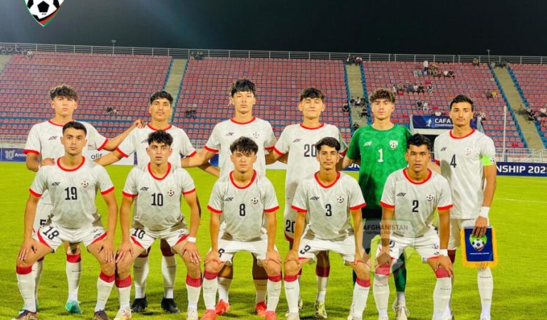 Afghanistan's U-20 football team