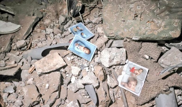 Child casualties in Gaza