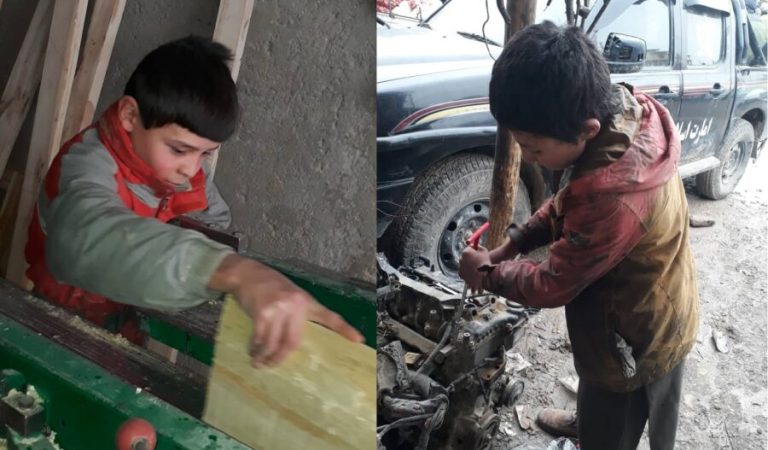 Child laborers in Faryab