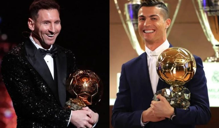 Cristiano Ronaldo and Lionel Messi Ballon d'Or