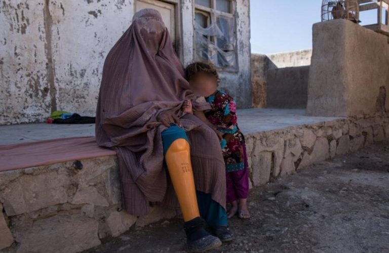 Disabled Afghan women