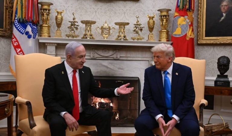 Donald Trump and Benjamin Netanyahu