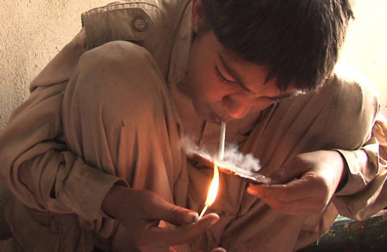 Drug-addicted children in Afghanistan1