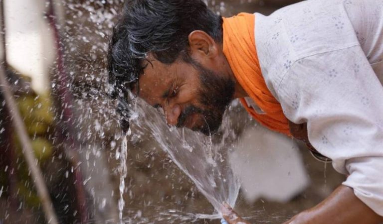 Hot weather in India