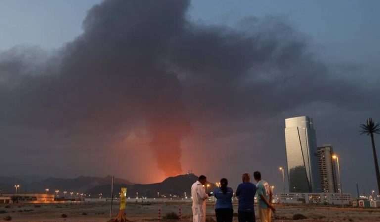 Iranian missile strikes on Bahrain