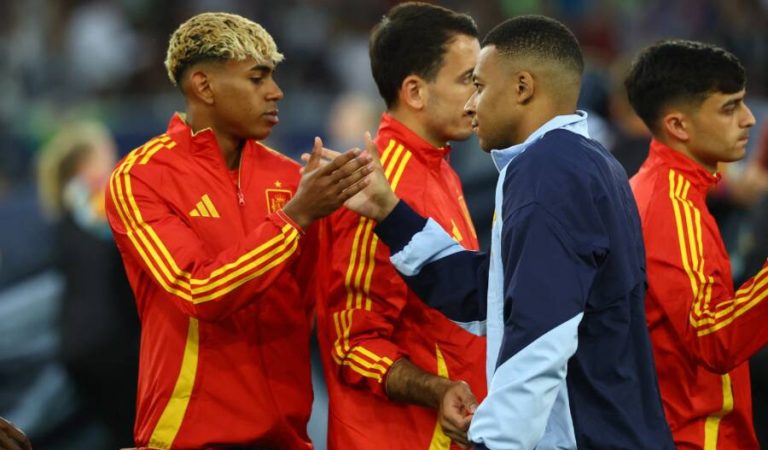 Kylian Mbappé and Lamine Yamal