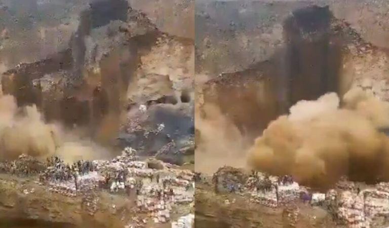 Mine collapse in Congo