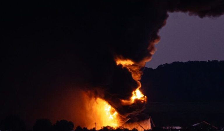 Plane crash in America