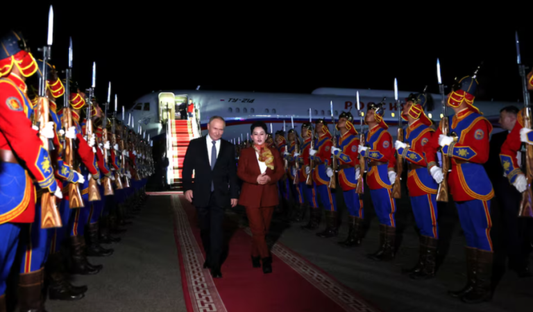 Putin's trip to Mongolia