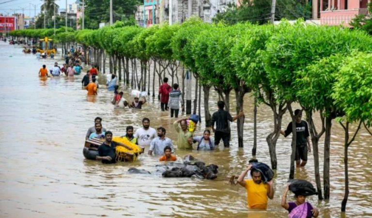 Rainfall and flooding in India