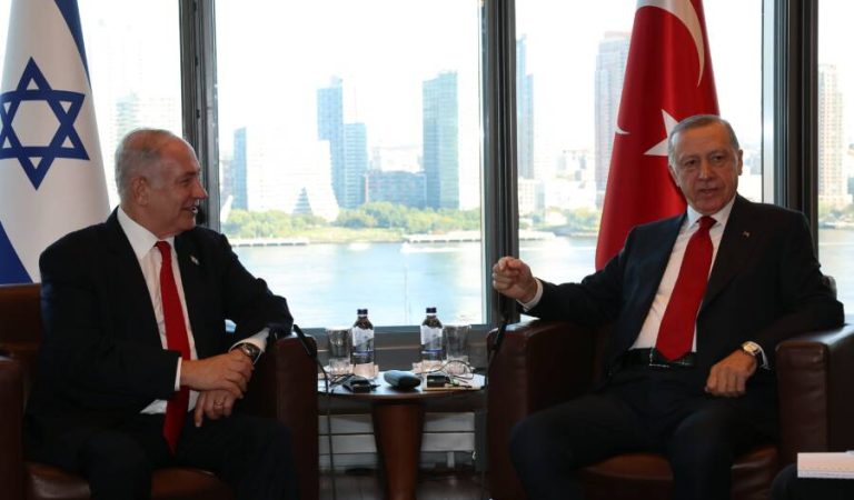 Recep Tayyip Erdoğan and Benjamin Netanyahu1