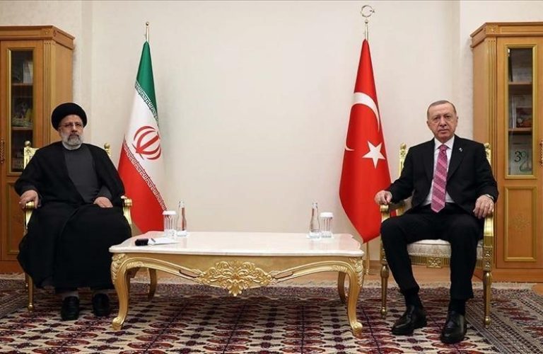 Recep Tayyip Erdogan and Ebrahim Raisi