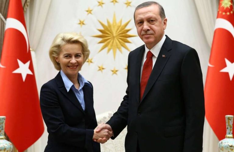 Recep Tayyip Erdogan and Ursula von
