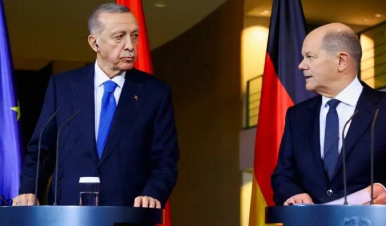 Recep Tayyip Erdogan's meeting with Olaf Schultz