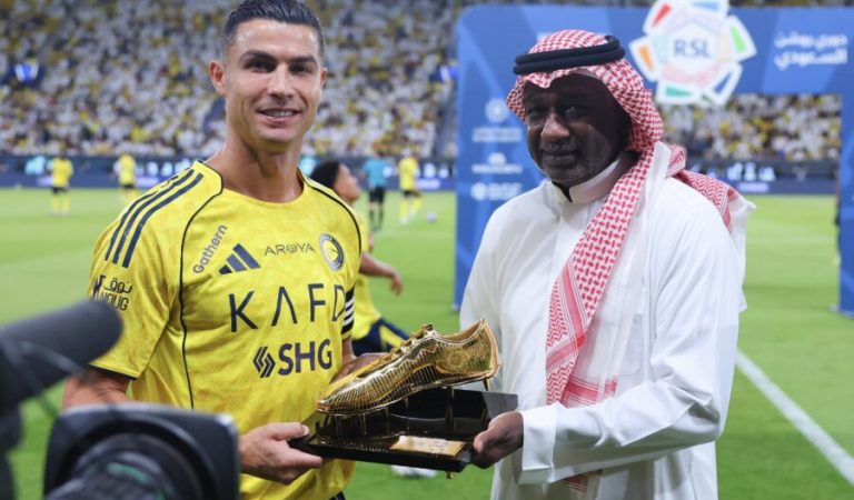 Ronaldo's Saudi Arabian Golden Shoe