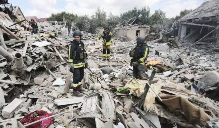 Russian attacks on Ukrainian regions