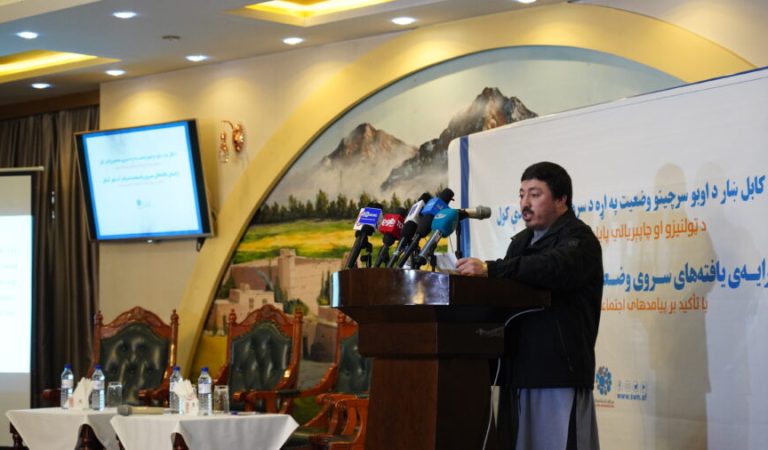 Salam Watandar publishes results of its survey on the water shortage crisis in Kabul 1
