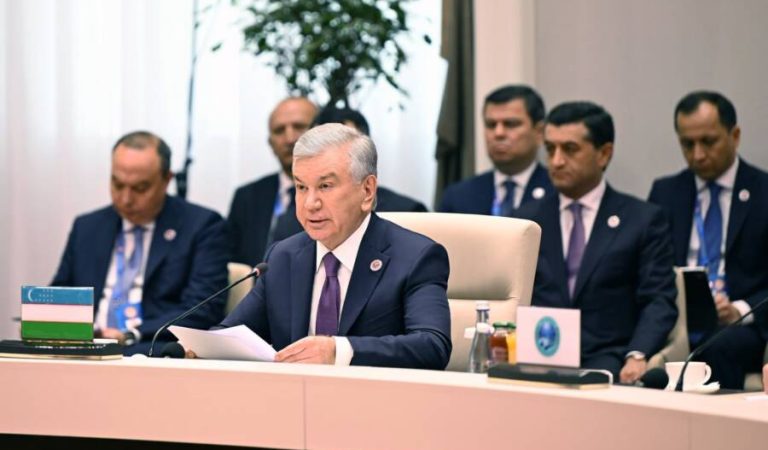 Shavkat Mirziyoyev at the SCO summit in Kyrgyzstan1