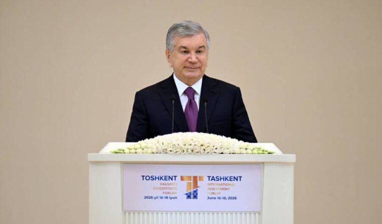 Shavkat Mirziyoyev at the Tashkent International Forum1