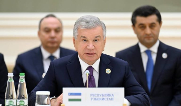 Shavkat Mirziyoyevn Markaziy Osiyo va Ozarbayjon davlat rahbarlarining sakkizinchi Maslahat uchrashuvi