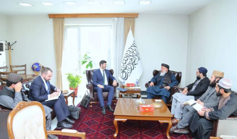 Shirmohammad Abbas Stanekzai and the Belarusian delegation