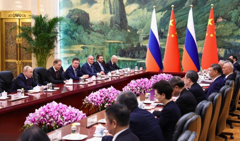 Talks between Vladimir Putin and Xi Jinping have begun in Beijing1