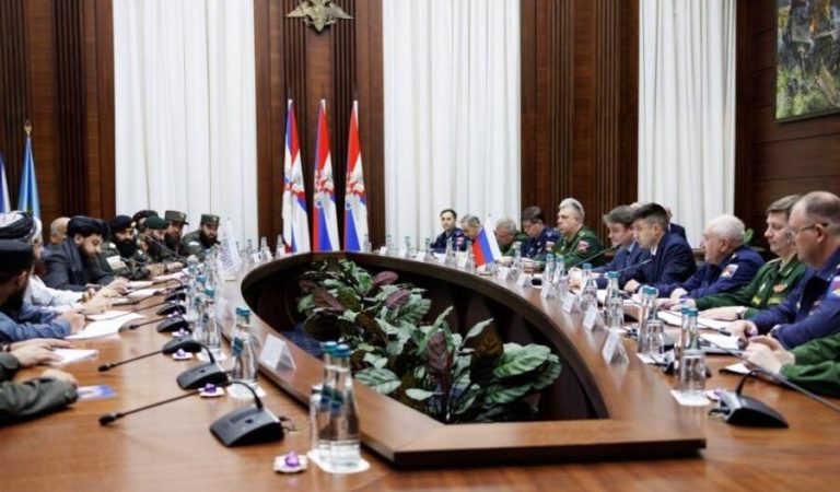 The Islamic Emirate and Russia discussed military cooperation