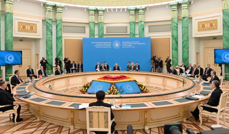 The Summit of the Organization of Turkic Countries in Kazakhstan۱