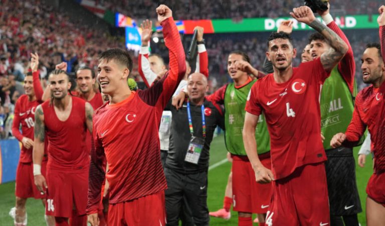 Almanya'nın ev sahipliğinde düzenlenen 2024 Avrupa Futbol Şampiyonası (EURO 2024) F Grubu'nda Türkiye ile Gürcistan takımları, karşı karşıya geldi. Milli takım, karşılaşma sonunda galibiyet sevinci yaşadı. ( Mahmut Serdar Alakuş - Anadolu Ajansı )