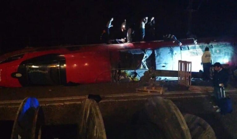 Two high-speed trains collide in Spain