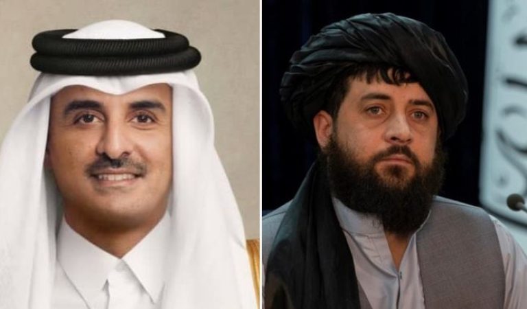 محمدیعقوب مجاهد و امیر قطر
