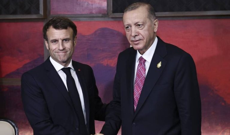 ۱ اردوغان-مکرون