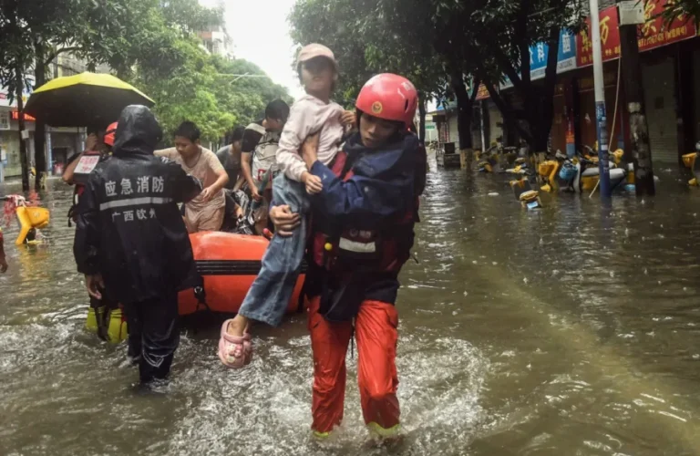 Floods and rainfall in China