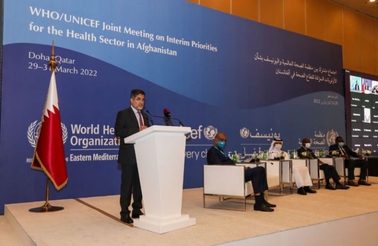 2 WHO EMRO Dr Ahmed Al-Mandhari Regional Director delivers message (2022-03-29)