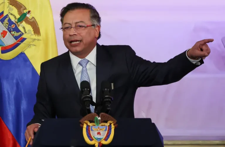 Colombian President Gustavo Petro