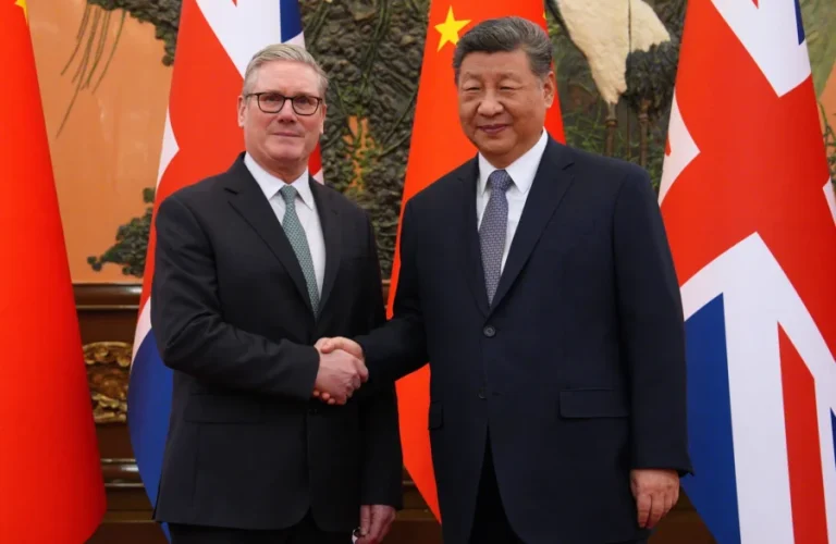 UK PM Keir Starmer meets China's Xi Jinping