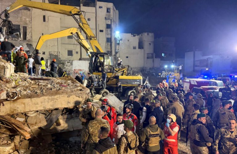 Building collapse in Lebanon