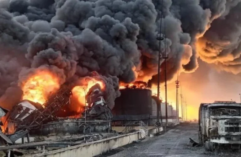 https://www.newsweek.com/ukraine-drone-attack-rostov-oil-depot-blast-1943404#:~:text=News%20Article-,Ukraine%20Strike,-on%20Burning%20Russian
